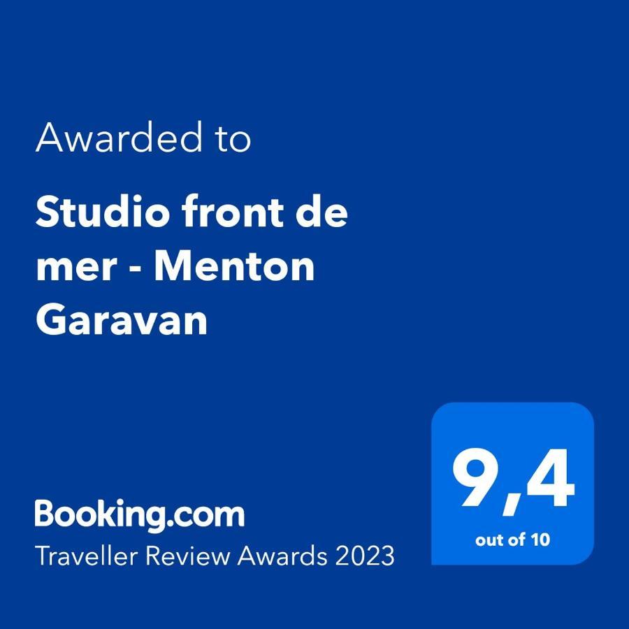 Studio front de mer - Menton Garavan Exterior foto
